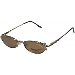 Rimless Intelli Clip 750 Womens/Ladies Sunglass Lens Clip-Ons Rhinestones Flexible Hinges Eyeglasses/Eyeglass Frame - CU12128...