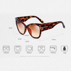 Oversized Oversized Frame Lady Travel Beach Sun Protect Sunglasses with Lanyard Chain - Floral - CV18CYLY9QO $19.03