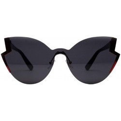 Butterfly Fashion Metal Frame Lens Clear Colored Festival Sunglasses Women Butterfly Retro Cat Eye Glasses Female Eyeglass - ...