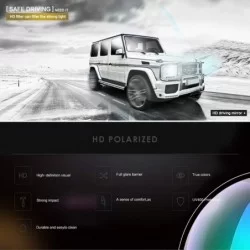 Square Polarized Sunglasses for Women and Men Retro Driving Rectangular Sun Glasses 100% UV Blocking - CM18STYH5QD $23.33