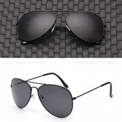 Aviator Women Men Vintage Sun Glasses Unisex Fashion Oversize Frame Fashion Sunglasses Eyewear - D - CR18SOQ43RH $10.96