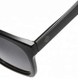 Square HD Polarized Sunglasses for Men and Women Matte Finish Sun Glasses Color Mirror Lens 100% UV Blocking - F - C4197AZL9A...