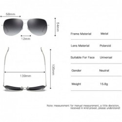 Sport Unisex HD Polarized Aluminum Sunglasses Vintage Sun Glasses UV400 Protection for Men/Women - C - CD197AZESHN $11.87