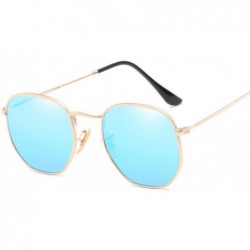 Rectangular Fashion Polarized Sunglasses for Women UV400 Mirrored Lens Glasses (as picture show - F) - F - C418EO80KWC $13.34