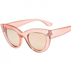 Cat Eye Women's Sunglasses-Retro Cat Eye Shades UV Sunglasses Eyewear for Women - D - CA18E49QM7I $17.93
