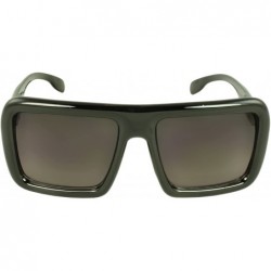 Square TU9317 Square Fashion Sunglasses - Black - C711DN2BP7B $11.78