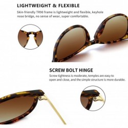 Aviator Vintage Round Sunglasses for Women Classic Retro Designer Style - CJ18SU3YRNZ $14.09