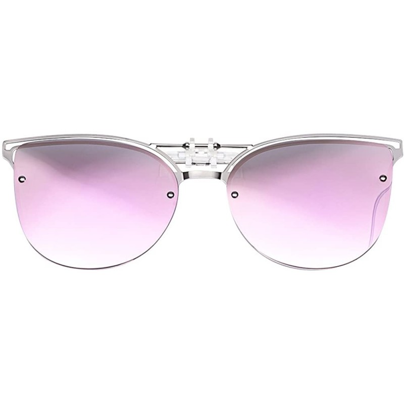 Aviator Sunglasses Prescription glasses Polarized - Pink - CA18E2INA5H $16.06