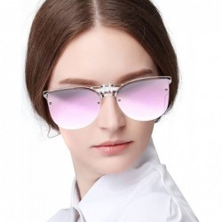 Aviator Sunglasses Prescription glasses Polarized - Pink - CA18E2INA5H $16.06