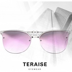 Aviator Sunglasses Prescription glasses Polarized - Pink - CA18E2INA5H $16.06