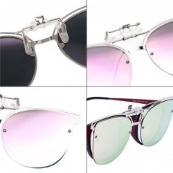 Aviator Sunglasses Prescription glasses Polarized - Pink - CA18E2INA5H $16.06
