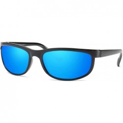 Rectangular Rectangular Polarized Sunglasses for Men Driving Sun glasses 100% UV Protection - CO190H25RWU $18.39