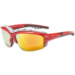 Sport Sports sunglasses polarized with UV400 Unbreakable Frame for Ski Driving Golf Running Cycling Tr90 - Color 5 - CI18QYX2...