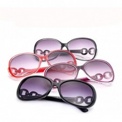 Sport Women Fashion All-match Gradient Large Frame Sunglasses for Outdoor Sports - 4 - CT18Y8MXNAA $9.16