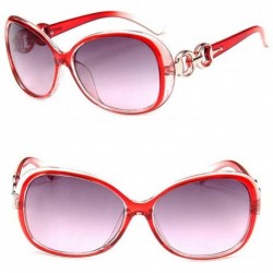 Sport Women Fashion All-match Gradient Large Frame Sunglasses for Outdoor Sports - 4 - CT18Y8MXNAA $9.16