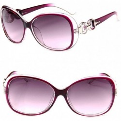 Sport Women Fashion All-match Gradient Large Frame Sunglasses for Outdoor Sports - 4 - CT18Y8MXNAA $9.16
