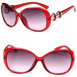 Sport Women Fashion All-match Gradient Large Frame Sunglasses for Outdoor Sports - 4 - CT18Y8MXNAA $9.16