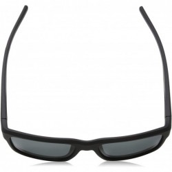 Rectangular Men's Pld3018/S Rectangular Sunglasses - Matte Black/Gray Polarized - CW12MZKMGRQ $29.65