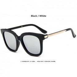 Aviator 2019 New Fashion New Sunglasses Women Brand Designer Big Frame C5 - C4 - CN18YNDEO4H $11.68