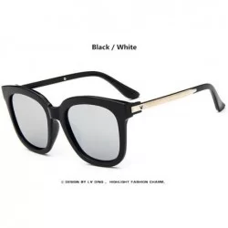 Aviator 2019 New Fashion New Sunglasses Women Brand Designer Big Frame C5 - C4 - CN18YNDEO4H $11.68