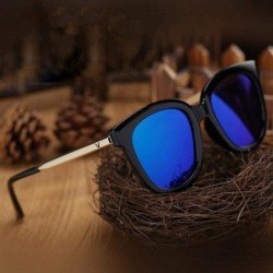 Aviator 2019 New Fashion New Sunglasses Women Brand Designer Big Frame C5 - C4 - CN18YNDEO4H $11.68