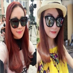 Aviator 2019 New Fashion New Sunglasses Women Brand Designer Big Frame C5 - C4 - CN18YNDEO4H $11.68