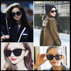 Aviator 2019 New Fashion New Sunglasses Women Brand Designer Big Frame C5 - C4 - CN18YNDEO4H $11.68