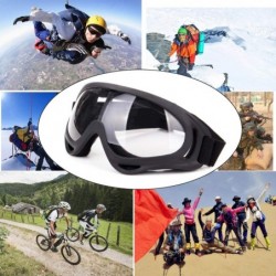 Goggle Snowboard Protection Windproof Motorcycle - Transparent+Multicolor - CA18KQHYWU7 $14.79