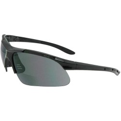 Wrap Safety Bifocal Sunglasses B102 - Black Frame-gray Lenses - C318DZMG50W $16.07