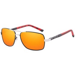 Aviator Polarized sunglasses Men's box Sunglasses driving glasses - E - C818QTH0DDW $27.83