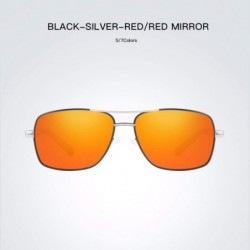 Aviator Polarized sunglasses Men's box Sunglasses driving glasses - E - C818QTH0DDW $27.83