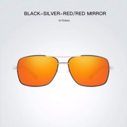 Aviator Polarized sunglasses Men's box Sunglasses driving glasses - E - C818QTH0DDW $27.83