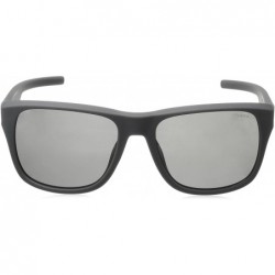 Rectangular Men's Pld3019/S Rectangular Sunglasses - Gray/Gray Silver Mirror Polarized - CW12MXXYPAZ $65.73