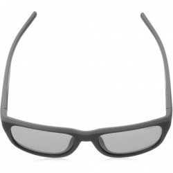 Rectangular Men's Pld3019/S Rectangular Sunglasses - Gray/Gray Silver Mirror Polarized - CW12MXXYPAZ $65.73
