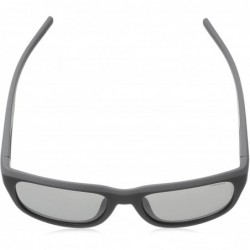Rectangular Men's Pld3019/S Rectangular Sunglasses - Gray/Gray Silver Mirror Polarized - CW12MXXYPAZ $65.73