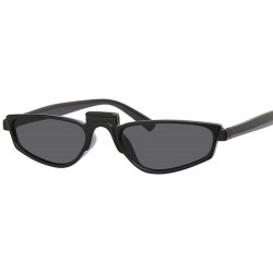 Cat Eye Small Cat Eye Square Sunglasses Women Brand Designer Retro Cateyes Black Gray - Red Gray - CM18XQZ6CTK $10.96
