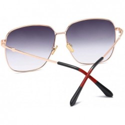 Sport Oversized Sunglasses Rectangular Square Sun Glasses for Women Men Large Lens - Gray - CE18R7SDYUL $11.44