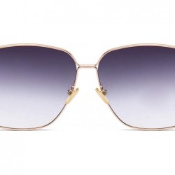 Sport Oversized Sunglasses Rectangular Square Sun Glasses for Women Men Large Lens - Gray - CE18R7SDYUL $11.44