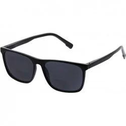 Square Highbrow Square Hideaway Bifocal Sunglasses- Black- 56 mm + 1 - CH18X5XYD48 $44.08
