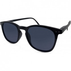 Oversized Phoenix Square Full Reader Sunglasses - Black - CU18W59IQTU $26.32