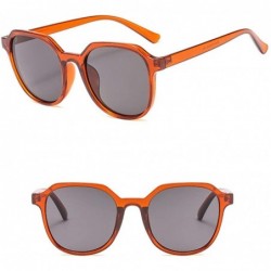 Goggle Luxury Women Polarized Sunglasses Retro Eyewear Oversized Goggles UV Protection Eyeglasses by 2DXuixsh - Orange - C819...