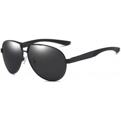 Goggle Men Polarized Sunglasses Driving Pilot Sunglass Man Eyewear Sun Glasses - C2 - CH194OKN8Q8 $48.49