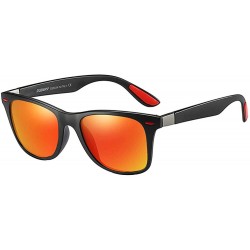 Round Sunglasses for Men Polarized Sunglasses Outdoor Sunglasses Oversized Glasses Driving Glasses - A - CL18QO3H947 $11.89
