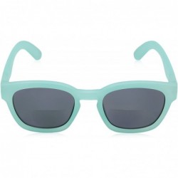 Square Women's Oceans Away Square Hideaway Bifocal Sunglasses - Turquoise - 50 mm + 1.5 - CQ189SRUQ5E $24.45