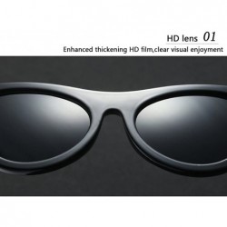 Wayfarer Casual Summer Sunglasses Women Cat Eye Shape UV400 Lenses Eyeglasses - Red - CJ18G7YWK4Y $21.06