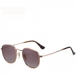 Square 20/20 Brand Unisex Sunglasses Men Polarized Vintage Square C01Silver PSmoke - C01silver Psmoke - CC18Y4S8LN0 $19.81