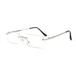 Square Fashion RimlSunglasses Trending Clear Red Blue Yellow Men Square Shades - Clear - CD197Y7QQAC $14.52