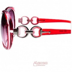 Goggle Women's Feeling Of Sunglasses Gradient Sunglasses - Red Copper Mold - CJ11ZSI9HIH $9.92