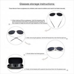Oval Ultralight Rimless Polarized Sunglasses for Men Women Vintage Titanium Frameless Colorful Fashion Shades - CC18LXQZ5OA $...