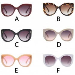 Wrap Women Vintage Big Frame Sunglasses Retro Eyewear Fashion Ladies Radiation Protection Sunglasses - C - CF18TLY44SN $18.77